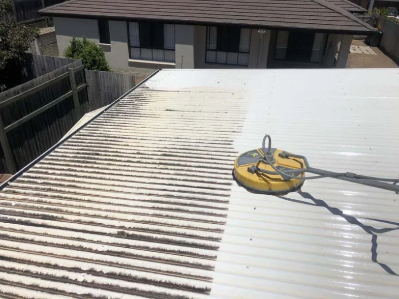 High Pressure Washing Roof