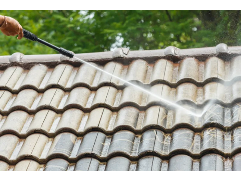 High Pressure Washing Roof
